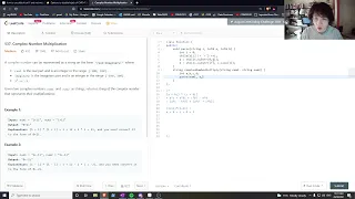 537 Complex Number Multiplication - Daily Leetcode Day 1