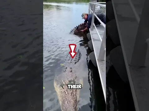 If you see floating wood in a lake, do not try to touch it! 🐊