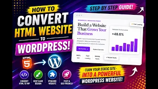 How to Convert an HTML Website to WordPress