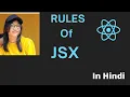 Rules of Writing JSX Understanding JSX Rules React Tutorial -