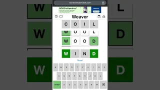 Today s Weaver Puzzle 708 Answer for January 24 2024 2024 Weaver Answer Today COIL - WIND
