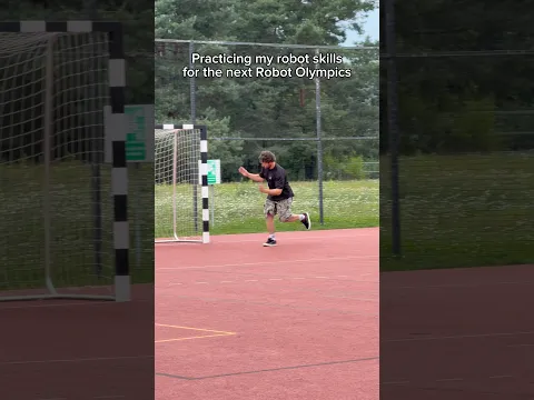 Practicing my robot skills for the next Robot Olympics