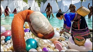 If you come across a huge seashell, be sure to open it to look for a pearl.