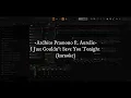 Download Lagu Ardhito Pramono Ft Aurelie Moeremans-I Just Couldn't Save You Tonight[remake-karaoke-no vokal]
