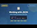 Parse Create Manage JSON Data Python for Beginners