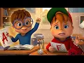 30 Min of Funny School Moments Alvin and the Chipmunks Cartoon for Kids