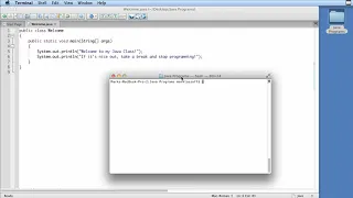 Compiling a Java Program from the Command Line Mac