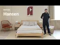 Hansen Bed Made in Solid Wood by DE GASPE