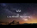 Download Lagu Surah 1 - Al-Fatiha: 🔊 ARABIC Recitation with English Subtitles. Nature Backgrounds