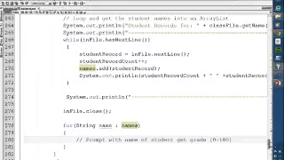 Java Gradebook App 03