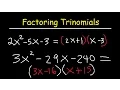 Factoring Trinomials ax2 bx c By Grouping