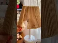 HOW to make macrame lamp shade diy