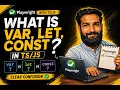 01 What is var let and const in in Hindi