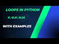 Loops in Python IF ELIF ELSE Greatest between two and three numbers Examples VR Universe