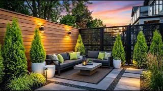 Front Yard Privacy Fence Ideas: Modern Courtyards & Patios