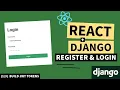React And Django Secure Authentication JWT tokens