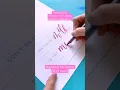 AVOID this Bounce Calligraphy mistake