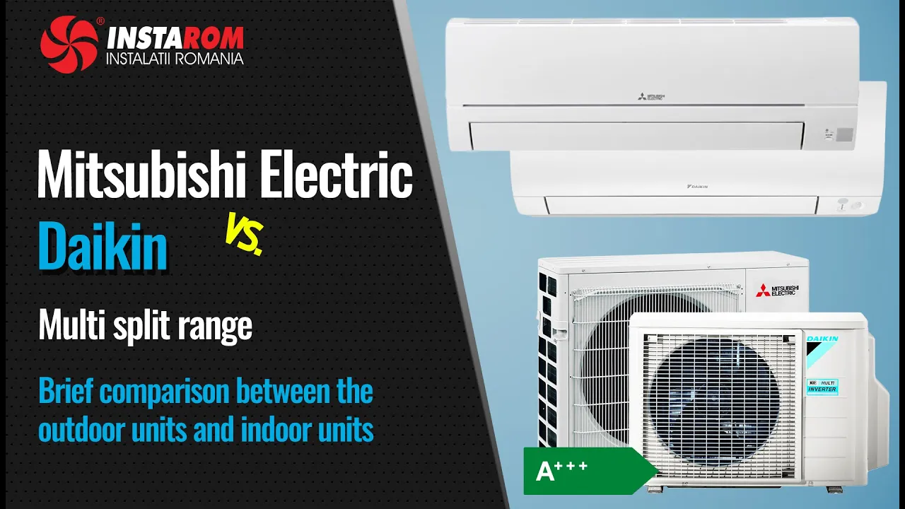 Comparatif des systèmes multi-split Daikin et Mitsubishi Electric