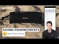 Sound Enhancements on Music Center App
