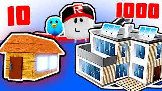 Постройки из 10 100 1000 Блоков Деревня в Build A Boat Roblox 
