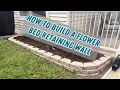 How to Build a Flower Bed with Retaining Wall Blocks