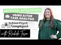 Ep 12 Leveraging AI for Task Analysis