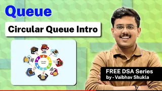 Circular Queue in Data Structure Explained Circular Queue Introduction Free DSA Prep Series