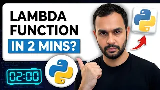 Python Lambda Function in 2 Minutes One Line Trick Explained