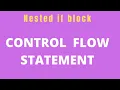 Nested if block Control Flow Statement