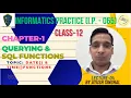 SQL Query SQL Function Scalar Function Date Time Function NOW DATE MONTH DAY YEAR By Ayush