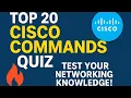 Top 20 Cisco Configuration Commands Every Network Engineer Must Know