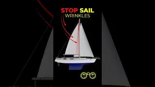 Stop Sail Wrinkles  #sailingtips #beginnersailing #sailingwithcoconuts