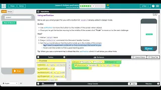 Code org Event-Driven Programming Lesson 2