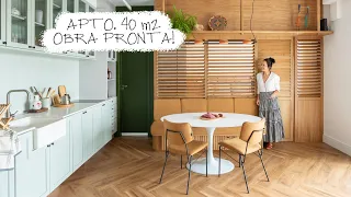 REFORMA CHEIA DE ACONCHEGO APTO 40 m2
