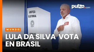 Lula da Silva vota en Brasil y se juega su cuarto mandato presidencial frente a Flávio Bolsonaro