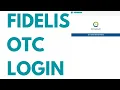 Fidelis OTC Login Benefit Balance Card Catalog