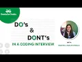Tips For Coding Interviews Dos and Don ts GeeksforGeeks