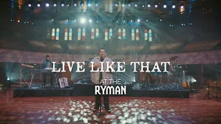 sidewalk prophets live like that live from the ryman 