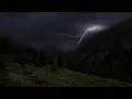 Storm Clouds Over the Mountains | Rain, Wind & Distant Thunder Ambience
