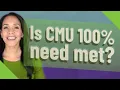 Is CMU 100 need met