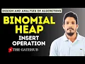 Binomial Heap Insertion Operation DAA