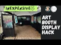 Affordable Art Fair Display Panels - Only 150 Easy DIY Outdoor Art Booth Setup