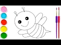 Download Lagu How to draw honey bee 🐝 drawing easy way step by step// honey bee drawing step by step drawing.