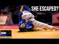 Intense Sankaku Triangle Pin Struggle - Canada Elite Female Judo