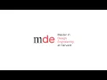 The Master in Design Engineering MDE Program - Overview