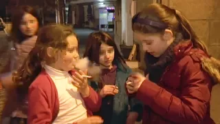 Parents Encourage Their Children To Smoke Cigarettes In A Portuguese Village 