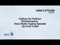 Part 1 Cython for Python Performance How Static Typing Speeds Up Your Code