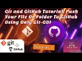 Push Your To GitHub Repository using only Git-GUI