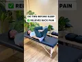 Lagu Do this before sleep to relieve back pain! ✅🤩 #backpainrelief #stretch #yoga