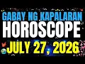 Horoscope Ngayong Araw July 27 2026